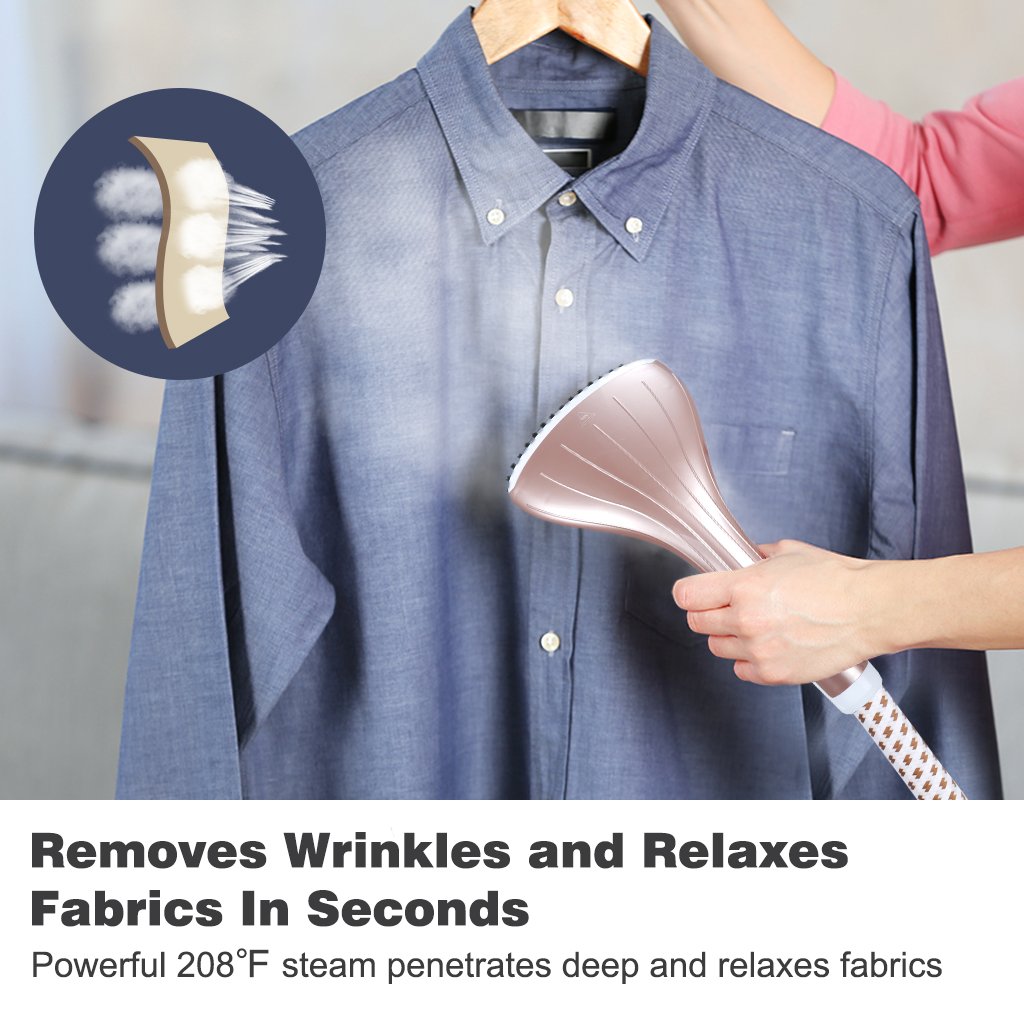 2in1 Stand Garment Steamer, Heavy Duty Powerful Stand