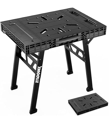 テーブル・チェア・ハンモック RATEL WORKS CHAIR + TABLE + SHEET Express Folding Work Table, Easy Setup Portable Folding Work Table