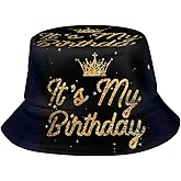 BIEGAS It's My Birthday Bucket Hat Sun Hat Outdoor Fisherman Hat Caps for Men Women Boys Girls, One Size