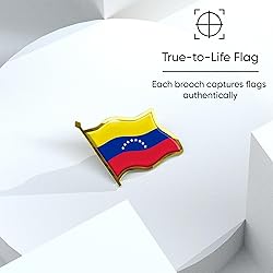 Venezuela Flag Lapel Pin - Enamel Metal National