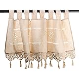 Kurze Vorhänge Vintage Style - Spitze Stickerei Für Küche & Kleine Fenster