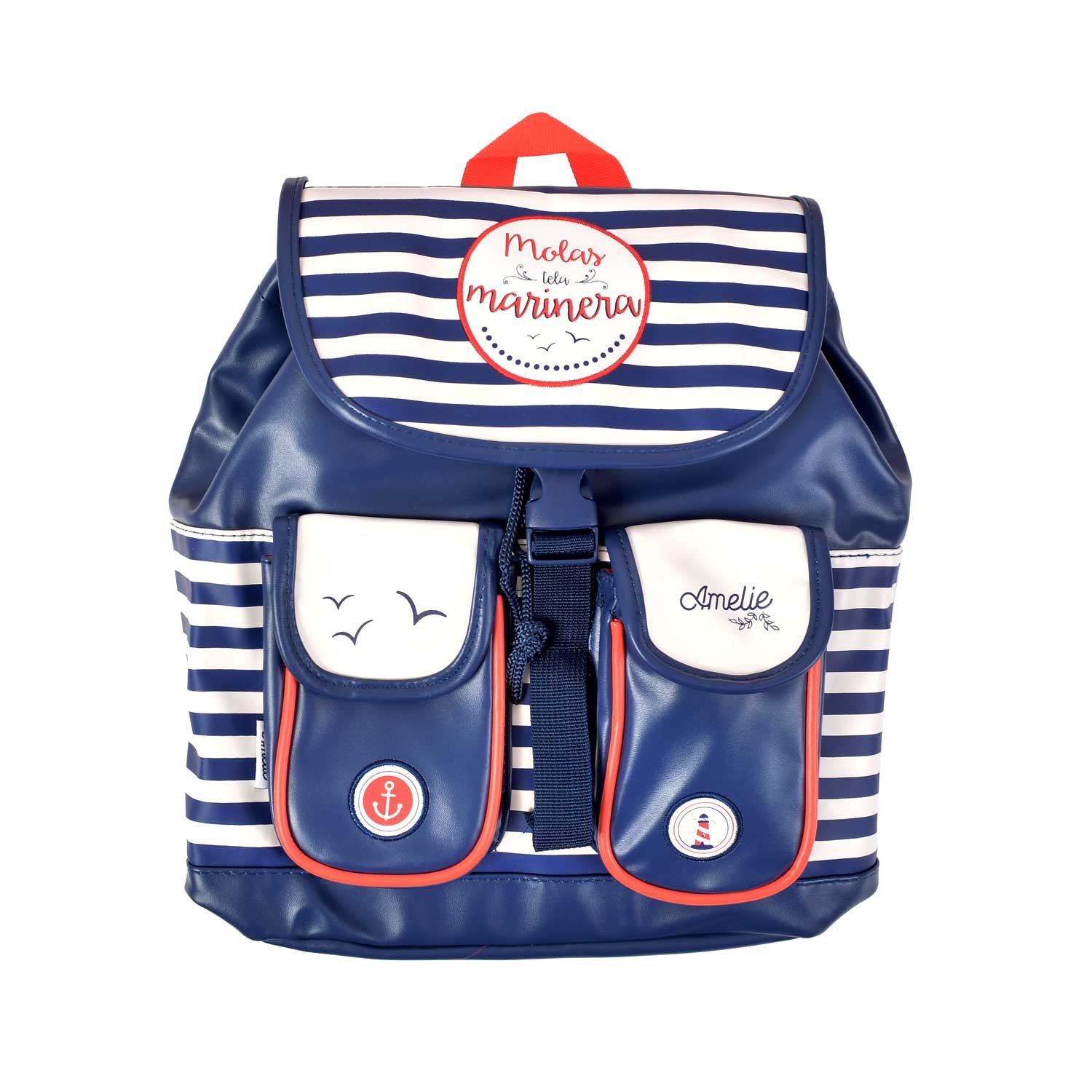 Grupo Erik Editores Amelie Marinero School Backpack, 35 cm, Navy blue