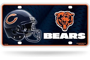 Rico Industries NFL Unisex-Adult Metal License Plate Tag