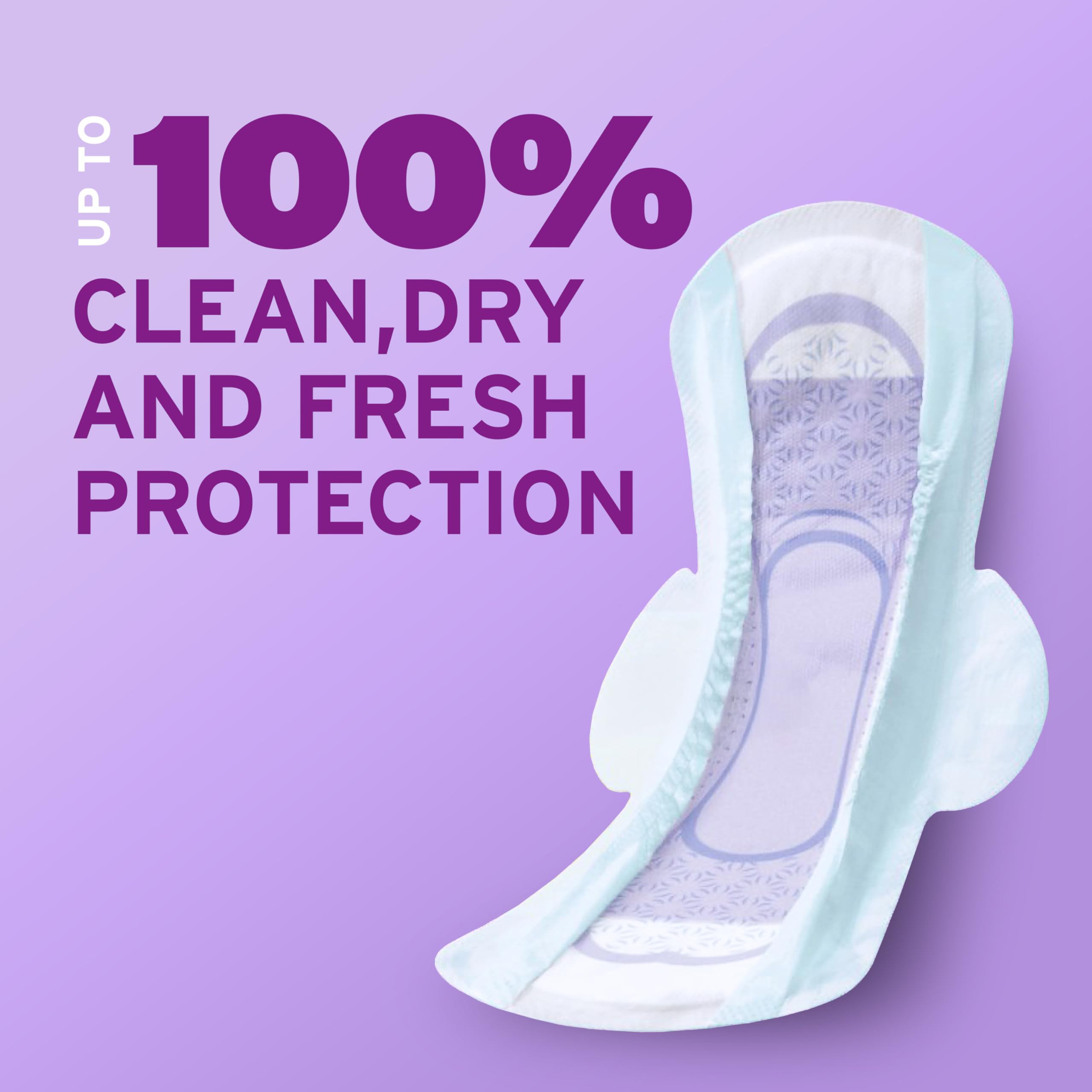 Poise Ultra Thin Incontinence & Postpartum Pads with Wings for Bladder Leaks, 4 Drop Moderate Absorbency, Regular Length, 90 Count, Packaging May Vary