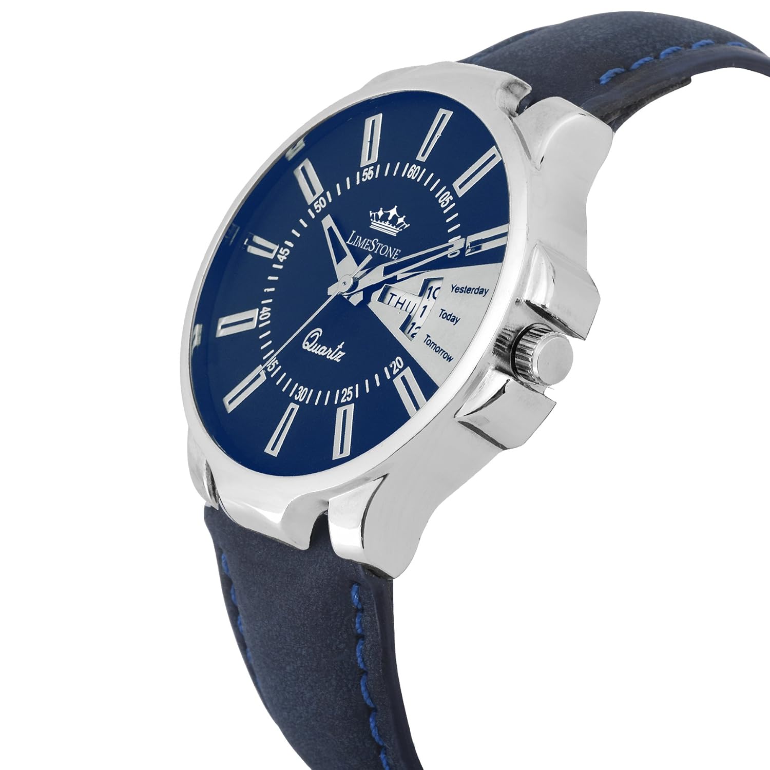 limestone finity series with day & date analog boys and mens watch
