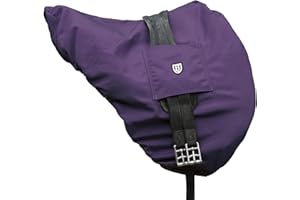 Harrison Howard Premium Waterproof/Breathable Fleece-Lined Long-lasting Outer Damage Protection Saddle Cover for Dressage Reg