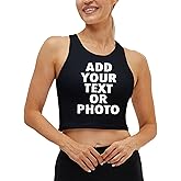 KDK Custom Women's Workout Tank Tops Add Your Own Design Picture Photo Text