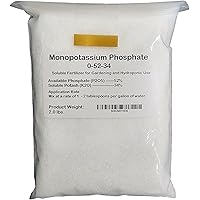 Mono potassium Phosphate for Plants 0-52-34, (907 Grams) Soluble Fertilizer for Gardening and Hydroponic Use (2 LB)