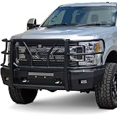 Steelcraft 60-11380CC Front Elevation HD Bumper Black Accommodates Front Emblem Camera and Adaptive Cruise Control
