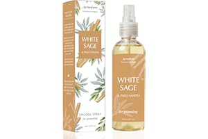 White Sage & Palo Santo Smudge Spray by Aromafume | 100ml/3.3 oz | Sage Spray for Cleansing Negative Energy & Protection | No