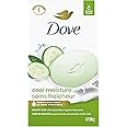 Dove Skin Care Beauty Bar For Softer Skin Cucumber and Green Tea More Moisturizing Than Bar Soap 106 g 6 count