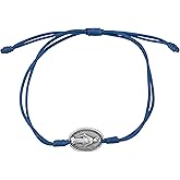 VILLAGE GIFT IMPORTERS Adjustable Cord Bracelet with Miraculous Medal Charm