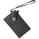 MaijjLyn Wristlet Wallets for Women - Small Clutch Purse Leather Handbag with Wrist Strap Large Capacity for Cards/Keys/Phone | Small, with Wrist Strap, Large Capacity, for Cards, for Keys, for Phone