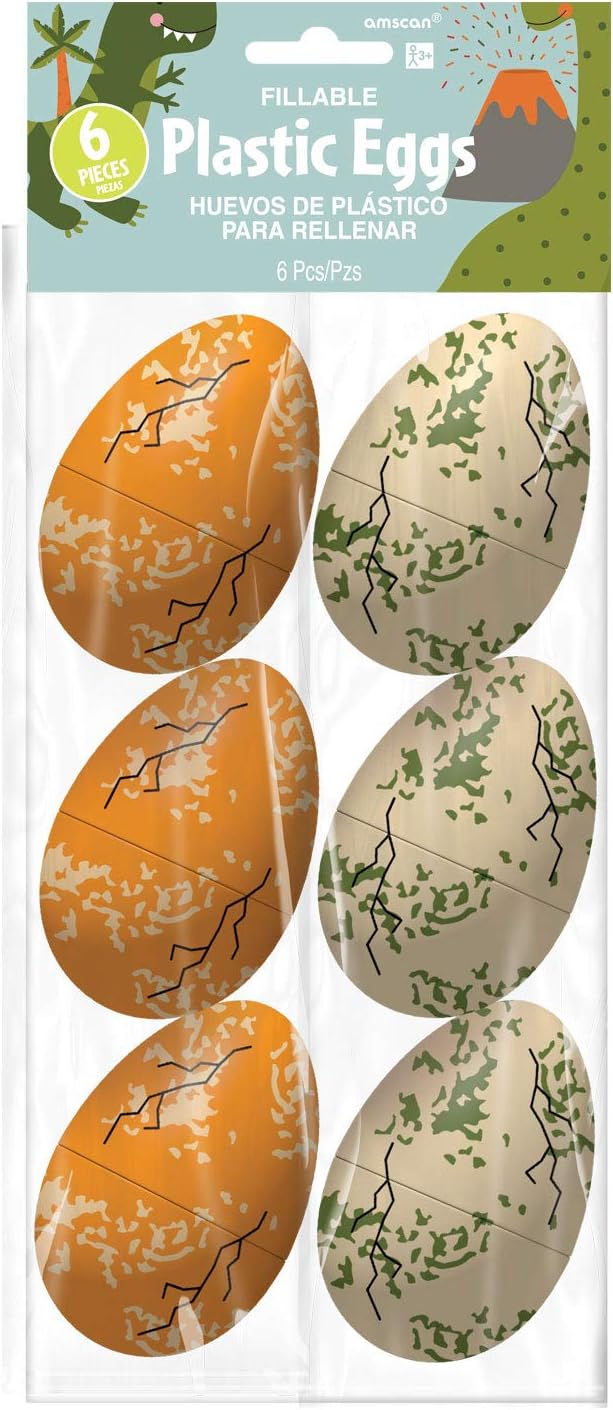 plastic dinosaur easter eggs
