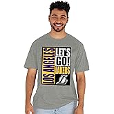 Blue 84 NBA Unisex-Adult NBA Officially Licensed Tri-Blend T-Shirt Vintage Arch Gray
