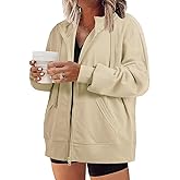 Eytino Women Plus Size Sweatshirts Long Sleeve Zip Up Oversized Casual Hoodies Jackets 2026 Fashion Fall Outfits(1X-5X)