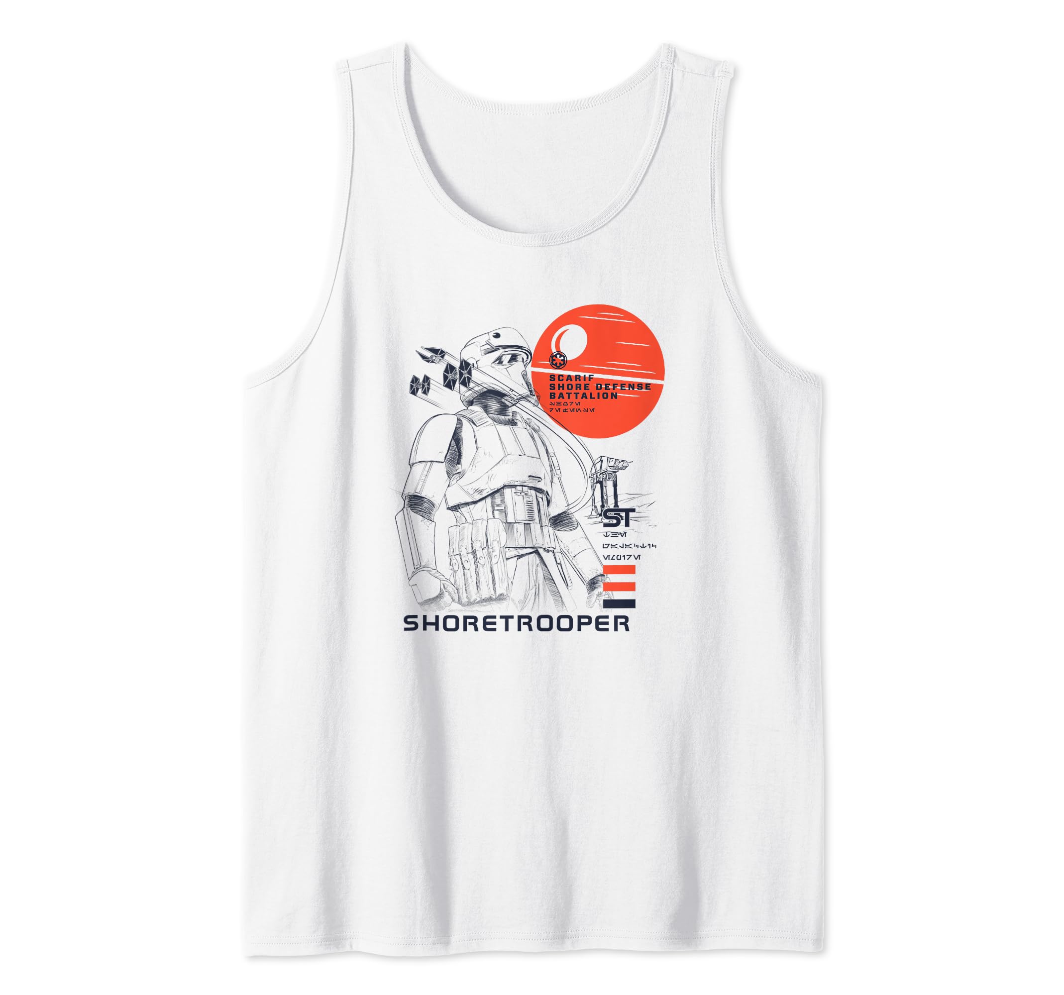 Star Wars Rogue One Shoretrooper Death Star Tank Top