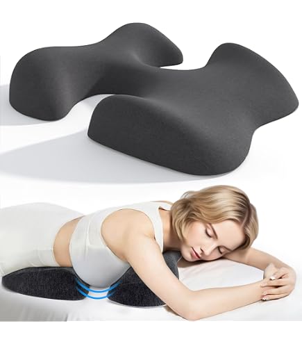 Oreiller De Massage Visage Et Cou - Mousse Mémoire, Confort Respirant, 28x18cm