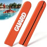 Chonway 2PCS Lifeguard Rescue Tube, 40in Adjustable Lifeguard Tube | Life Guard Throwable Flotation Device for Pool Safety, Life Guard Equipment for Home and Commercial Use