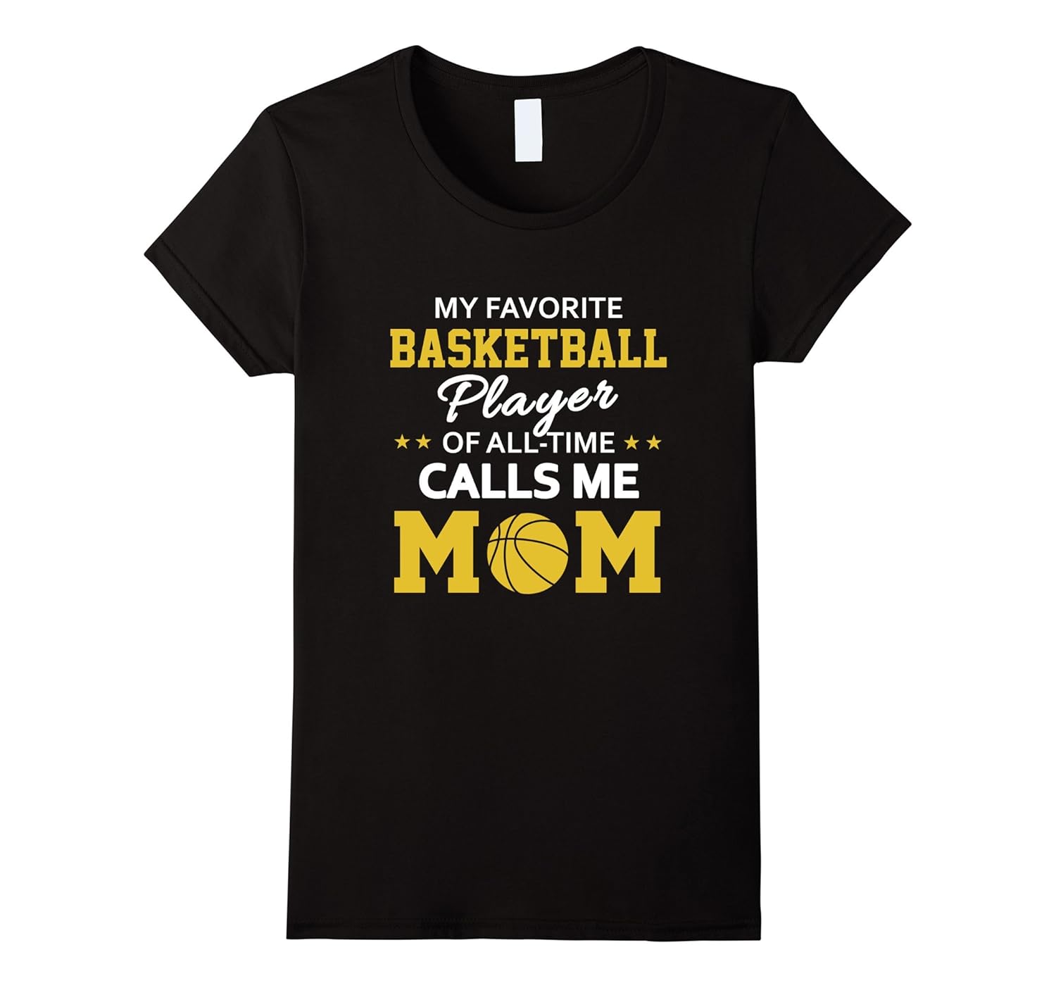 Womens My Favorite Basketball Player Calls Me Mom Shirt-Rose