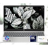 HP Ultrabook 15.6" Business Laptop Computer with Microsoft 365 • Copilot AI • Intel 4-Core CPU • 1.1TB Storage (1TB OneDrive and 128GB UFS) • 4GB RAM • Windows 11 w/o Mouse • WOWPC Recovery USB