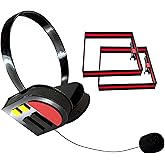 Music cosplay props headphones Hairpin headwear, 3 characters, Hairclip headphone, blue hair Future Costume Headwear Earphone (Mi headphones and hair accessories)