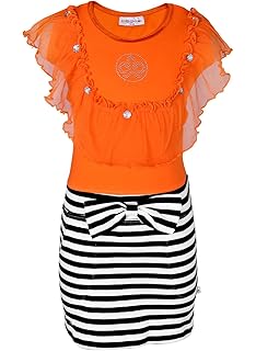 Lil Orchids Girls' Knee-Long Dress