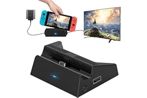 RuntoGOL TV Dock for Switch/Switch OLED with 4K HDMI & USB 3.0 Ports,Replacement for Official Switch Docking Station (Not Included Power Adapter)