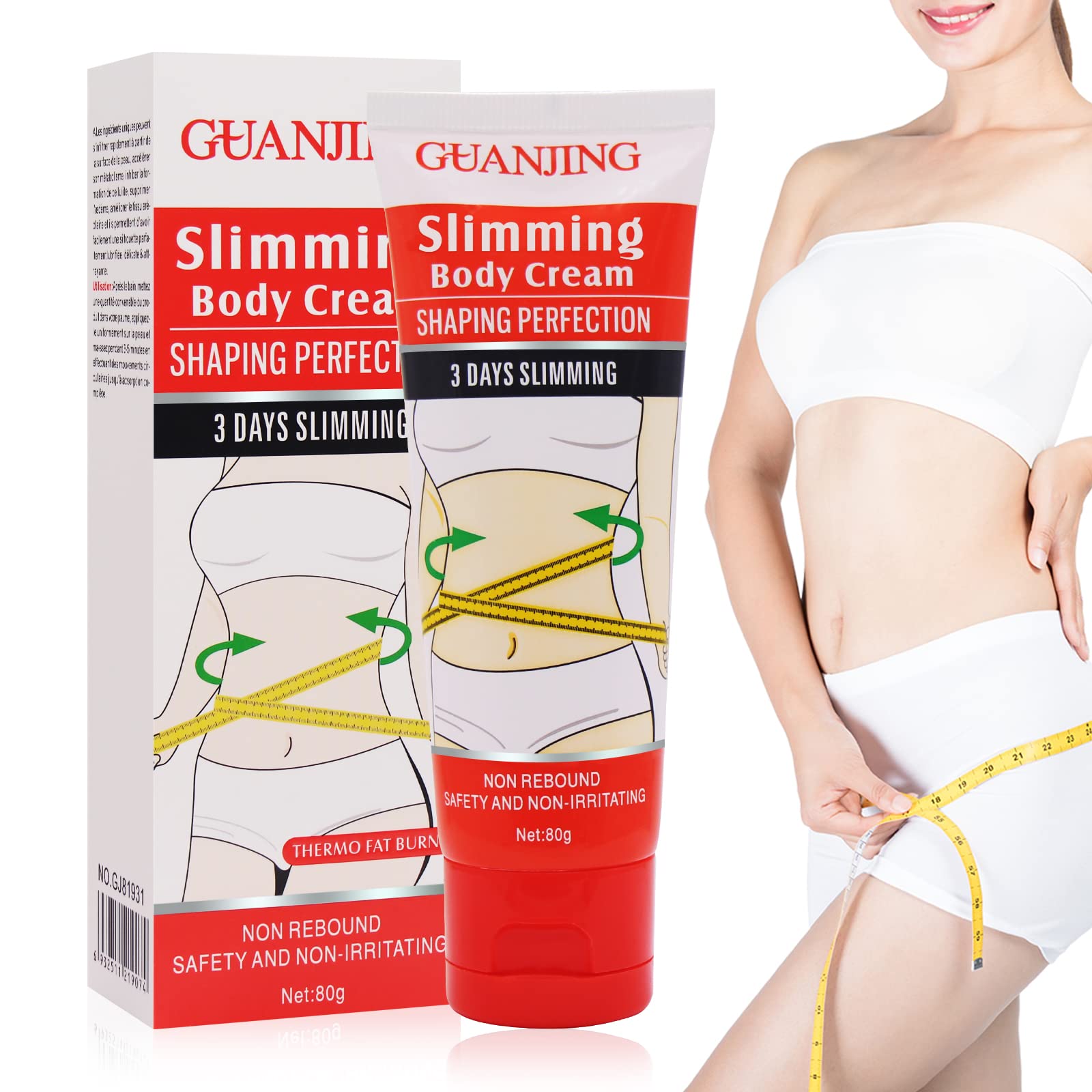 Anti Cellulite Cream, Fat Burning Cream, Cellulite Removal Cream Slim Cream, Body fat Burning Cream to Remove Cellulite, Suitable for Body Waist, Abdomen, Thighs and Buttocks