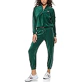 Tommy Hilfiger womens Quarter Zip Velour Cargo Pullover Sweatshirt