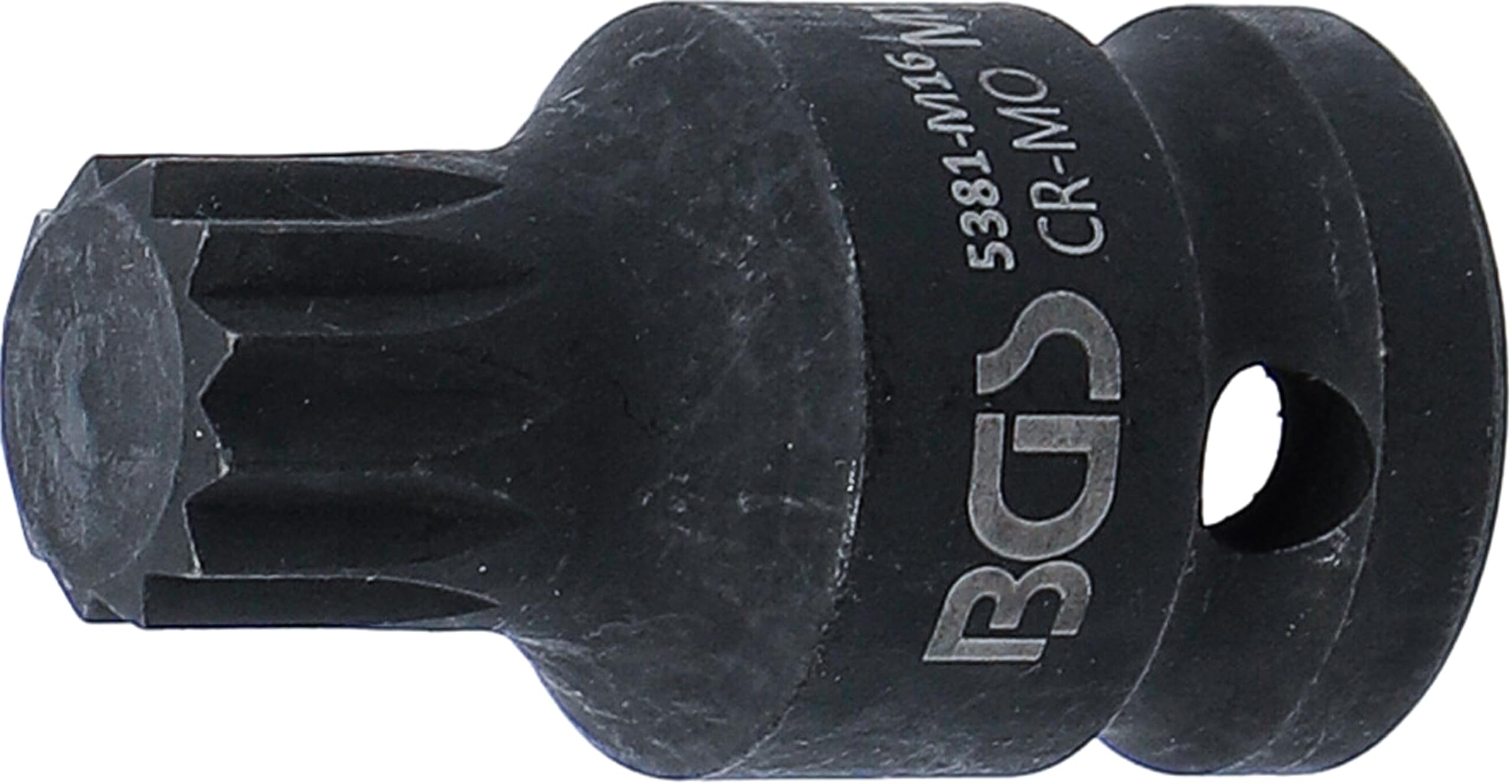 BGS 5381-M16 | Impact Bit Socket | length 43 mm | 12.5 mm (1/2") Drive | Spline (for XZN) M16
