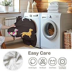 Sleepwish Colorful Dachshund Fleece Throw Blanket