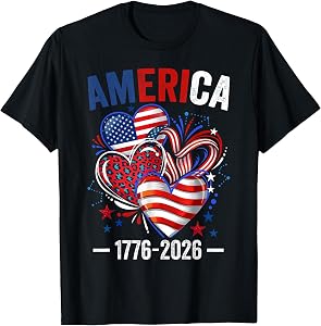 250 Years Birthday America USA 250th Anniversary 4th of July T-Shirt
