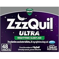 ZzzQuil ULTRA, Sleep Aid, Nighttime Sleep Aid, 25 mg Doxylamine Succinate, From Makers of Nyquil, Non- Habit Forming, Fall As
