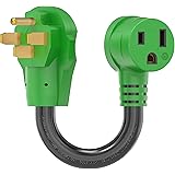 RVGUARD Welder Adapter Cord 12 Inch, NEMA 14-50P to 6-50R, 50 Amp Welder Adapter, Green