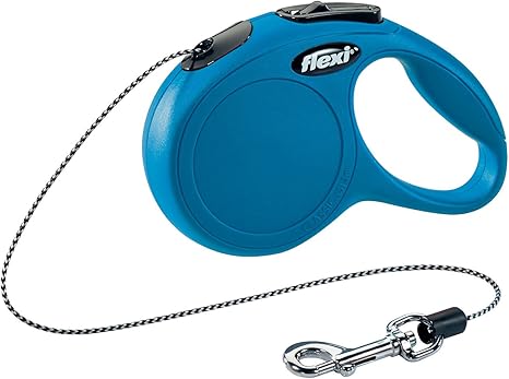 Flexi New Classic Laisse En Cordon Pour Chat Bleu 3 M 8 Kg Taille Xs Amazon Fr Animalerie