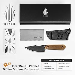 Kizer Harpoon Mini Fixed Blade Knife with
