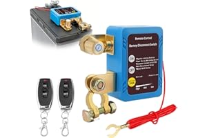 AGJIQ Remote Battery Disconnect Switch 12v 240a, Upgrade Smart Voltage Kill Switch for Car, Anti Theft Device Battery Shut Of