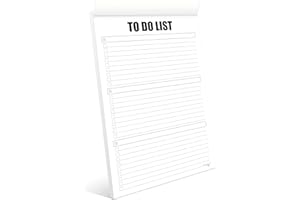 Hadigu To Do List Notepad (9"X6") Firmly Bound Daily To Do List Planner, To Do List Notebook, Work Planner, Task Planner, Daily Checklist Notepad for Things To Do Daily Notepad, Divided by Subject.