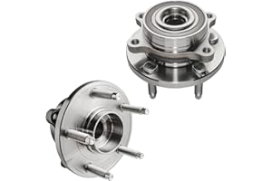 Detroit Axle - Pair Rear Wheel Bearing Hubs Assembly for 11-14 Ford Edge, 09-19 Flex, 13-19 Police Interceptor Sedan, 14-18 P