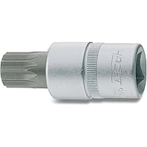 Hazet Xzn Socket HAZET 990SLG-12 M12 XZN Extra-Long Screwdriver Socket - 1/2 Inch Square Drive Professional Mechanic Tools