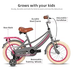 JOYSTAR Lola 20 Inch Kids Bike Girls Bike for 7-10