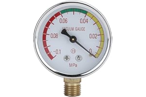 Milking Vacuum Gauge, Vacuum Gauge High Accuracy for Aquaculture for Milking Machine