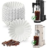 Brew Choice Small Coffee Filters for Ninja Coffee Maker, 200ct, 1-2 Cup | Compatible with Ninja PB051 &amp; PB041, Universal Fit for 1-2 Cup Coffee Maker, Canadian Wood Pulp and Fluoride-Free