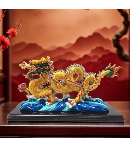 Plaque Décorative En Jade Vert Sculpté - Voilier Dragon Sur Support