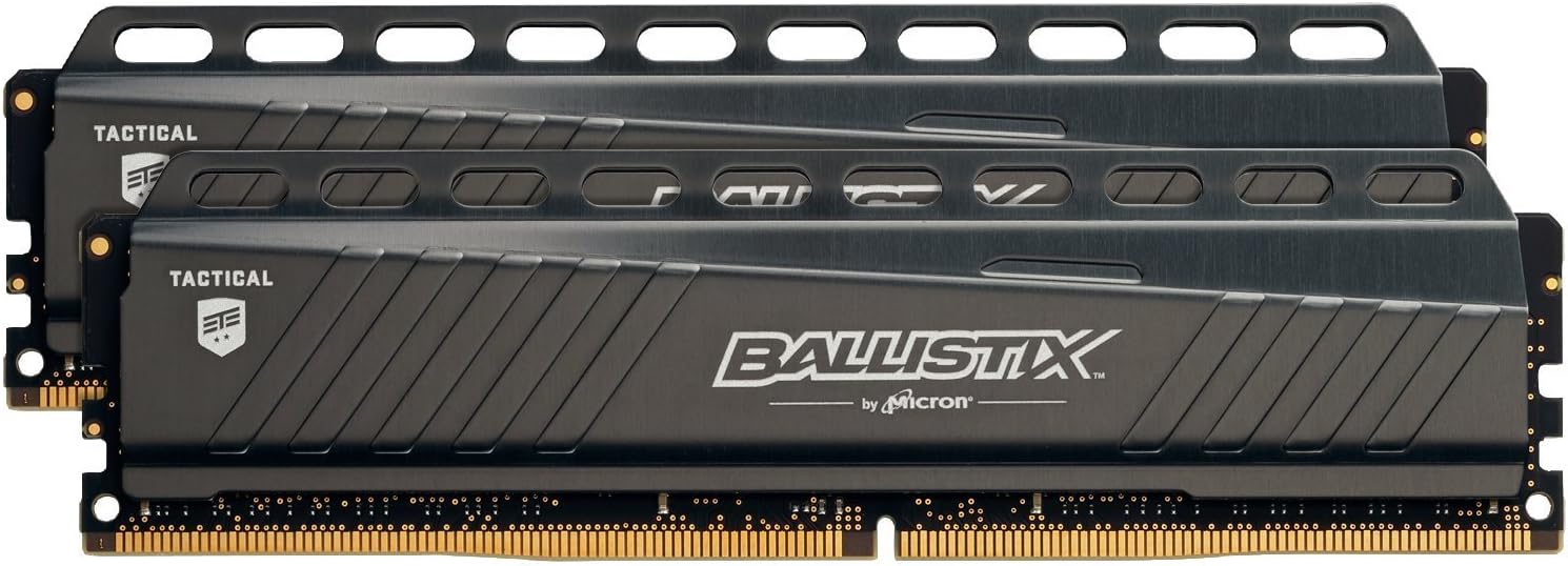 Ballistix Tactical 16GB Kit (8GBx2) DDR4 3000 MT/s (PC4-24000) DIMM 288-Pin Memory - BLT2K8G4D30AETA
