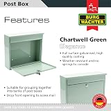 Burg-Wächter MB02CG Chartwell Green Wall Mounted Galvanised Steel Lockable Post view 2