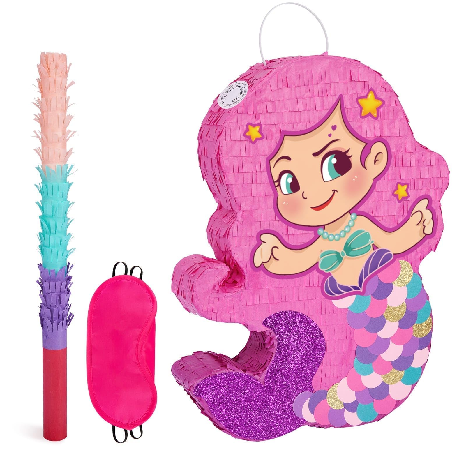 WERNNSAI Mermaid Piñata-Mermaid Party Piñata with