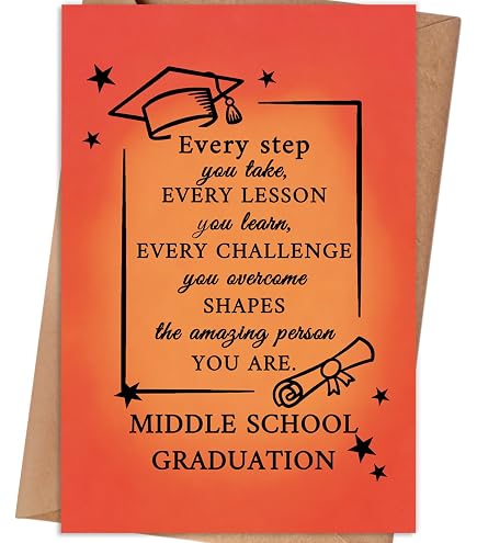 eighth grade graduation cards Amazon.com: Red Door Inspirations 8th Card, Grade Graduate Congratulations, Middle School Graduation Card SLAB CONDITION:NM (9.5) - VERY MINOR SHELF-WEAR Double Masters Celebrate an important milestone MTG / Lorwyn Eclipsed
