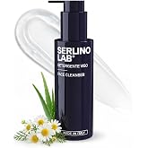 Serlino Lab Men&rsquo;s Facial Cleanser, Moisturizing Face Wash for Deep Cleansing, Freshness &amp; Hydration, Men&rsquo;s Skincare with Hyaluronic Acid &amp; Aloe Vera for All Skin Types, 100 ml/3.38 fl oz